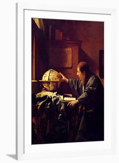 Johannes Vermeer The Astronomer-null-Framed Art Print