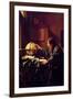 Johannes Vermeer The Astronomer-null-Framed Art Print