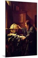 Johannes Vermeer The Astronomer-null-Mounted Art Print