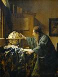 Lady Writing a Letter with Her Maid, c.1670-Johannes Vermeer-Giclee Print
