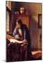 Johannes Vermeer The Geographer Art Print Poster-null-Mounted Poster