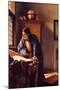 Johannes Vermeer The Geographer-null-Mounted Art Print