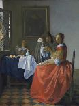 A Lady Writing, c. 1665-Jan Vermeer-Premium Giclee Print