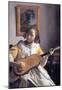 Johannes Vermeer The Guitar Player Art Print Poster-null-Mounted Poster