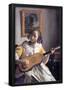 Johannes Vermeer The Guitar Player Art Print Poster-null-Framed Poster