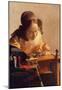 Johannes Vermeer The Lacemaker Art Print Poster-null-Mounted Poster