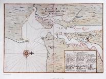 Map of Manhattan, North America, 1639-Johannes Vingboons-Mounted Giclee Print