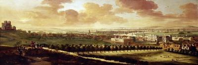 View of Greenwich and London (England), circa 1680, with the Royal Observatory on the Left, in the-Johannes Vorsterman-Giclee Print