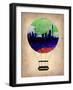 Johannesburg Air Balloon-NaxArt-Framed Art Print