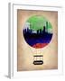 Johannesburg Air Balloon-NaxArt-Framed Art Print