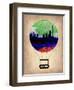 Johannesburg Air Balloon-NaxArt-Framed Art Print