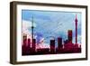 Johannesburg City Skyline-NaxArt-Framed Art Print