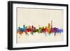 Johannesburg South Africa Skyline-Michael Tompsett-Framed Premium Giclee Print