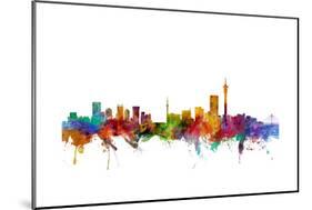 Johannesburg South Africa Skyline-Michael Tompsett-Mounted Art Print