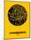 Johannesburg Street Map Yellow-NaxArt-Mounted Art Print