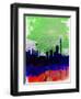 Johannesburg Watercolor Skyline-NaxArt-Framed Art Print