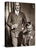 John (1882-194) and Lionel (1878-195) Barrymore, American Stage and Screen Actors-null-Stretched Canvas