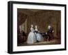 John, 2nd Duke of Montagu (1690-1749), His Wife Lady Mary Churchill, Daughter of the Duke of…-Gawen Hamilton-Framed Giclee Print