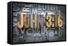 John 3:16-enterlinedesign-Framed Stretched Canvas