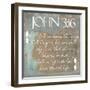 John 3-16-Taylor Greene-Framed Art Print