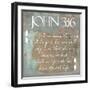 John 3-16-Taylor Greene-Framed Art Print