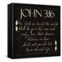 John 3-16-Taylor Greene-Framed Stretched Canvas