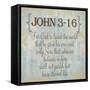 John 3-16-Taylor Greene-Framed Stretched Canvas