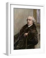 John A. Macdonald, First Prime Minister of Canada after Independence from Britain-null-Framed Giclee Print