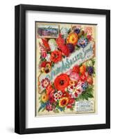 John A. Salzer Seed Co. Spring 1898: Flowers of Paradise-null-Framed Art Print