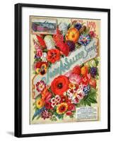 John A. Salzer Seed Co. Spring 1898: Flowers of Paradise-null-Framed Art Print