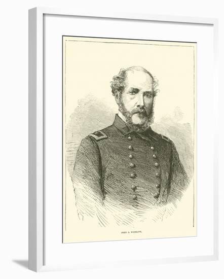 John a Winslow, January 1863-null-Framed Giclee Print