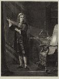 Newton Investigating Light-John Adam P. Houston-Framed Stretched Canvas