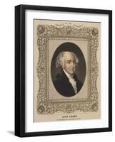 John Adams, 2nd U.S. President-Science Source-Framed Giclee Print