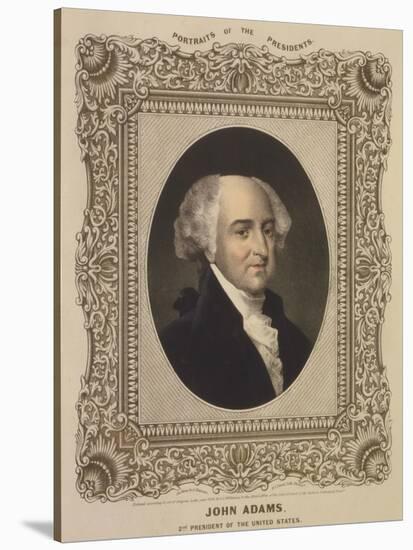 John Adams, 2nd U.S. President-Science Source-Stretched Canvas