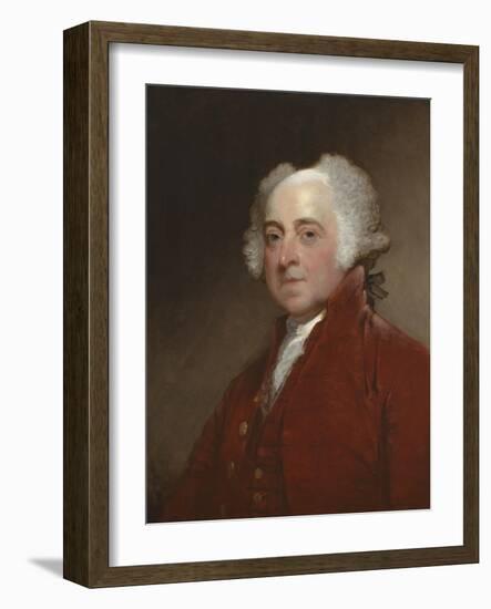 John Adams, C. 1800-15-Gilbert Stuart-Framed Art Print