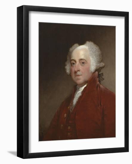 John Adams, C. 1800-15-Gilbert Stuart-Framed Art Print