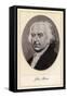 John Adams, Second President of the United States, (Early 20th Centur)-Gordon Ross-Framed Stretched Canvas