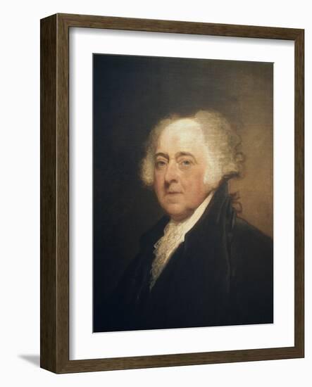 John Adams-Gilbert Stuart-Framed Giclee Print