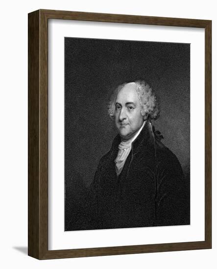 John Adams-James Barton Longacre-Framed Giclee Print