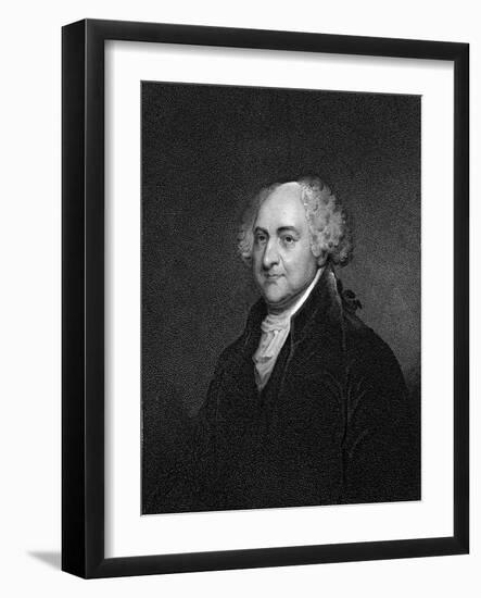 John Adams-James Barton Longacre-Framed Giclee Print