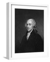 John Adams-James Barton Longacre-Framed Giclee Print