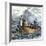 John Alden and Mary Chilton Landing at Plymouth from the Mayflower, December 1620-null-Framed Giclee Print