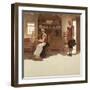 John Alden and Priscilla, 1945 (Oil on Canvas)-Newell Convers Wyeth-Framed Giclee Print