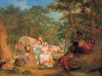 Homeward Bound: Dinner Time, C.1852-John Alexander Gilfillan-Stretched Canvas