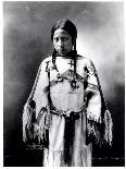 Portrait of Turning Bear, a Sioux Warrior, C.1900 (B/W Photo)-John Alvin Anderson-Giclee Print