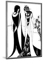 John and Salome-Aubrey Beardsley-Mounted Art Print