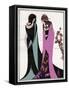 ' John and Salome-Aubrey Beardsley-Framed Stretched Canvas