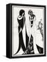 ' John and Salome-Aubrey Beardsley-Framed Stretched Canvas