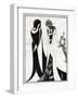 ' John and Salome-Aubrey Beardsley-Framed Giclee Print
