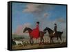 John and Sophia Musters Riding at Colwick Hall, 1777-George Stubbs-Framed Stretched Canvas